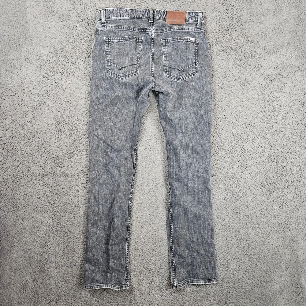 Vans Off The Wall Mens Slim Straight Jeans Faded Black Denim 32x32‎ VN-0K4FBLK